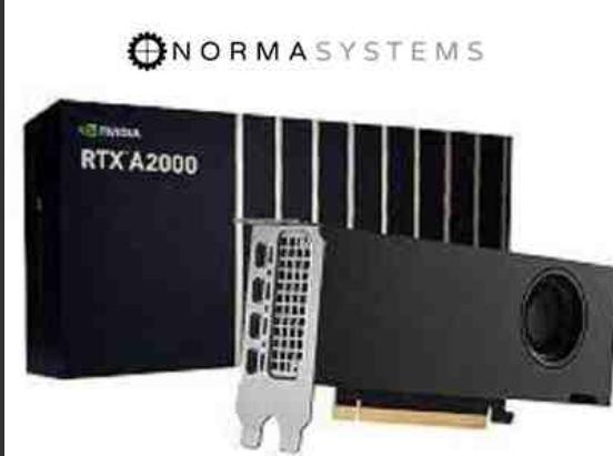 Video kart "NVIDIA® RTX A2000 6GB Graphics"