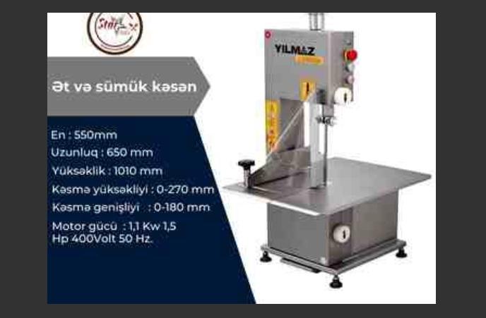 Ət və sümük kəsən cihaz