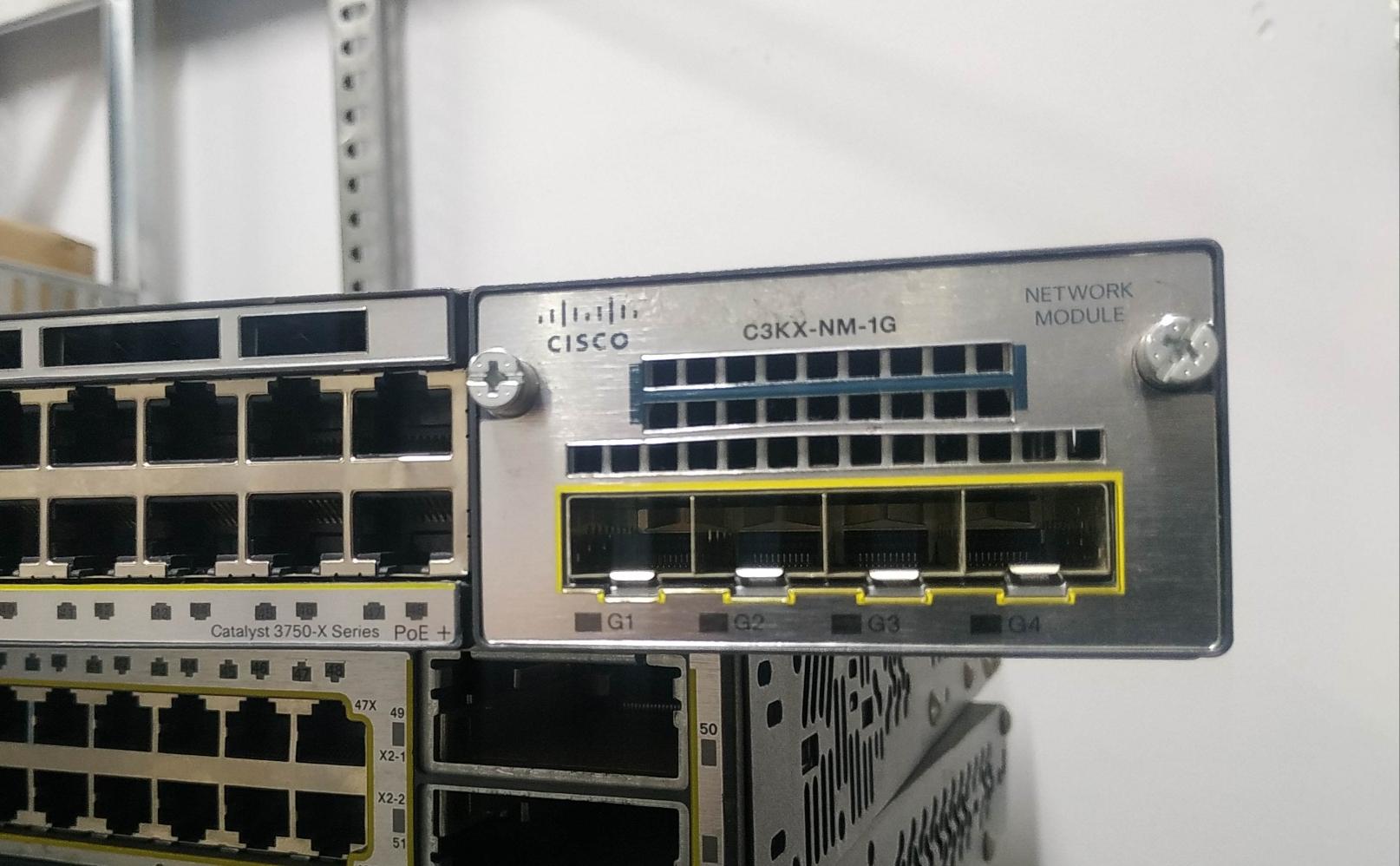 Cisco 3750X PoE 48 ehtiyat hissəsi kimi
