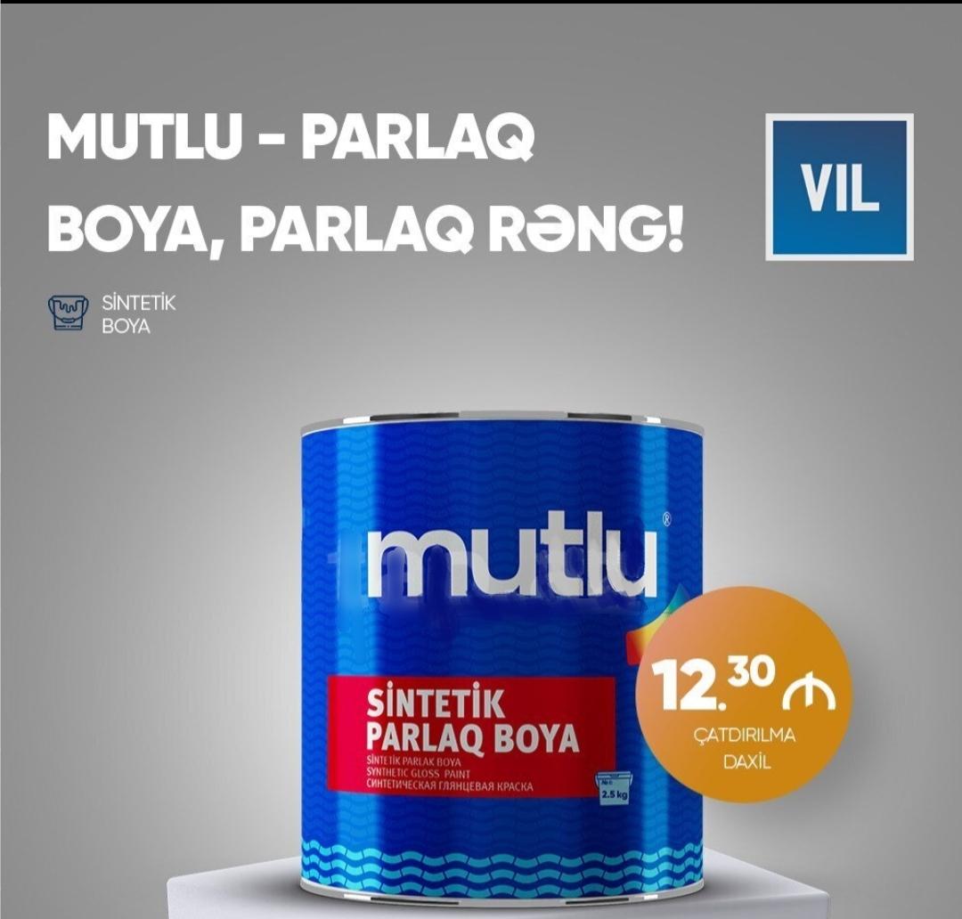 "Mutlu" parlaq boya