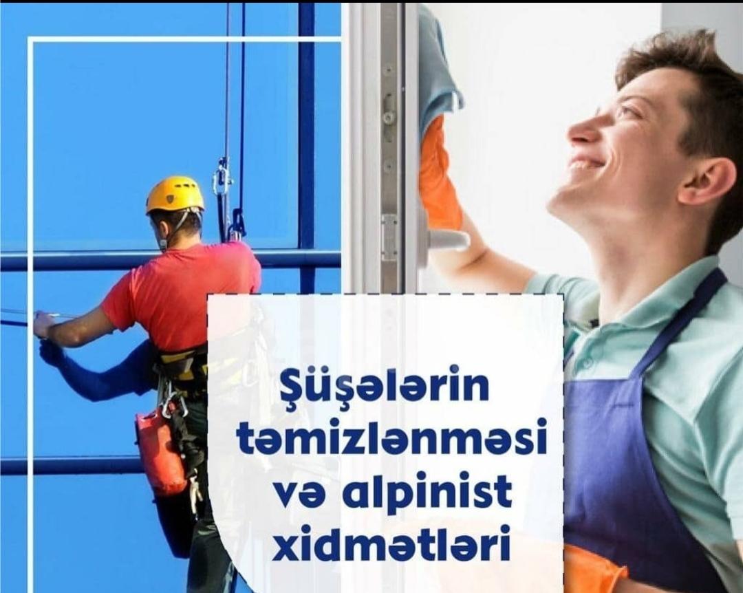 Şüşələrin yuyulması və alpinist xidməti