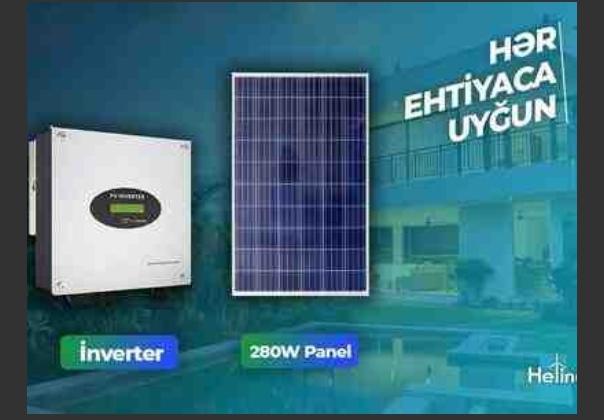 Alternativ enerji sisteminin quraşdırılması