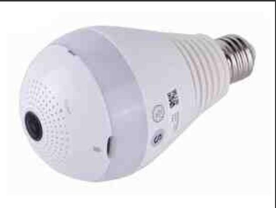 Wifi smart ip kamera lampa