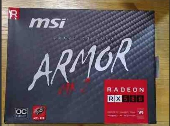 MSI Armor MK2 RX 580 8 GB OC Видео карта