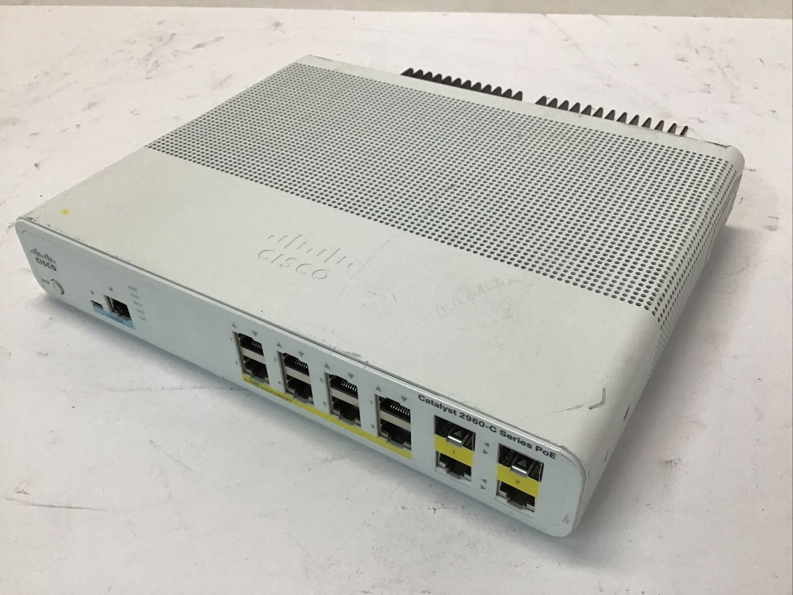 Cisco WS-C2960C-8PC-L 2960-C 8 Port PoE Gigabit Ethernet