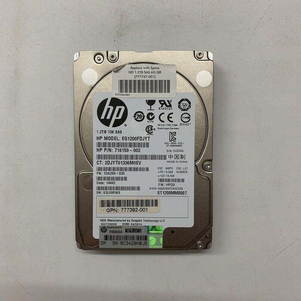 Server üçün HDD HP 2.5" 1.2TB 10K 6G SAS