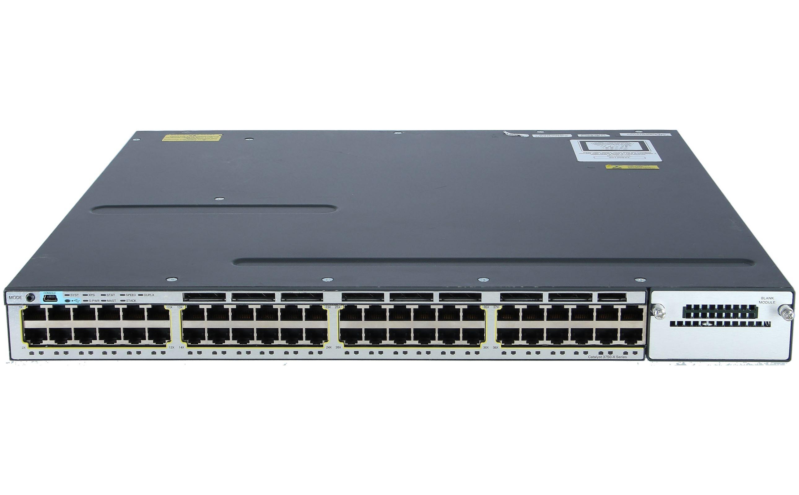 Cisco Catalyst 3750-X 48-Port-Cisco WS-C3750X-48T-L