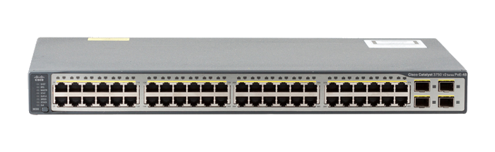 Cisco 3750 V2 48PS PoE-WS-C3750V2-48PS-S