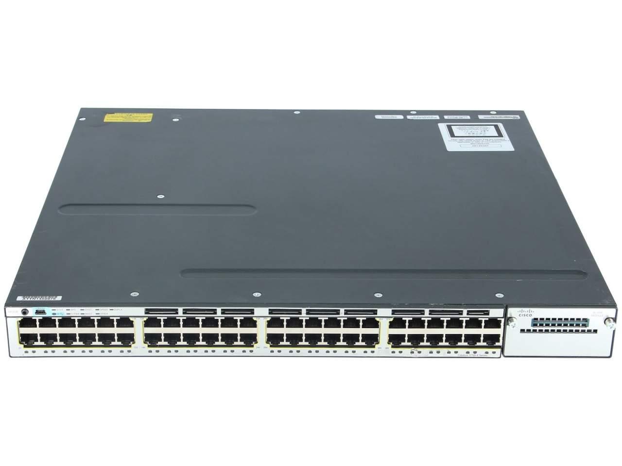 Cisco 3750X 48 PoE switch WS-C3750X-48P
