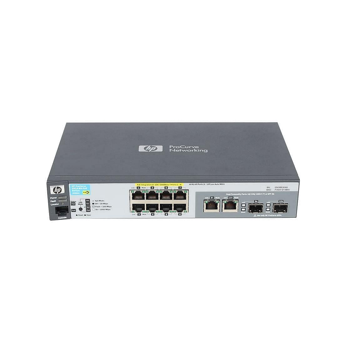 HP 2520-8 PoE Switch (J9137A)