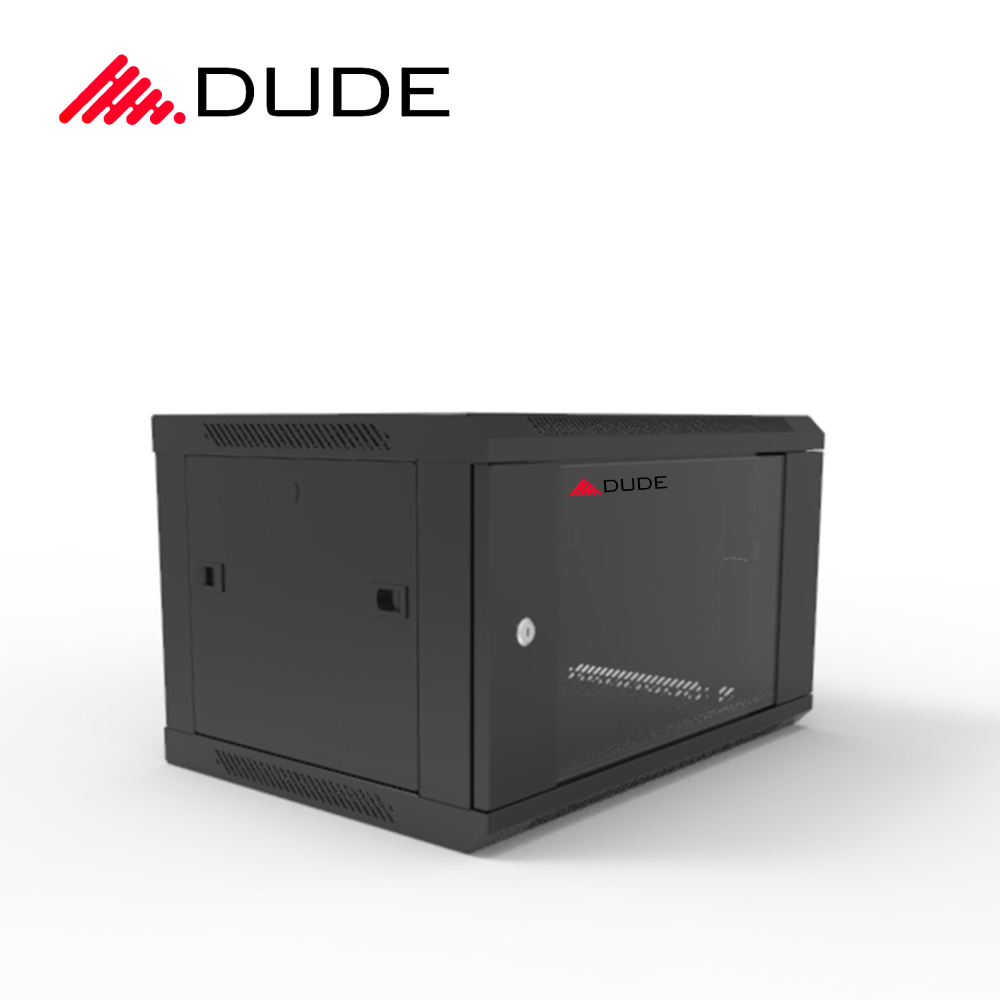 DUDE 6U 600X600 RACKMOUNT CABINET BLACK (WS3-6606)
