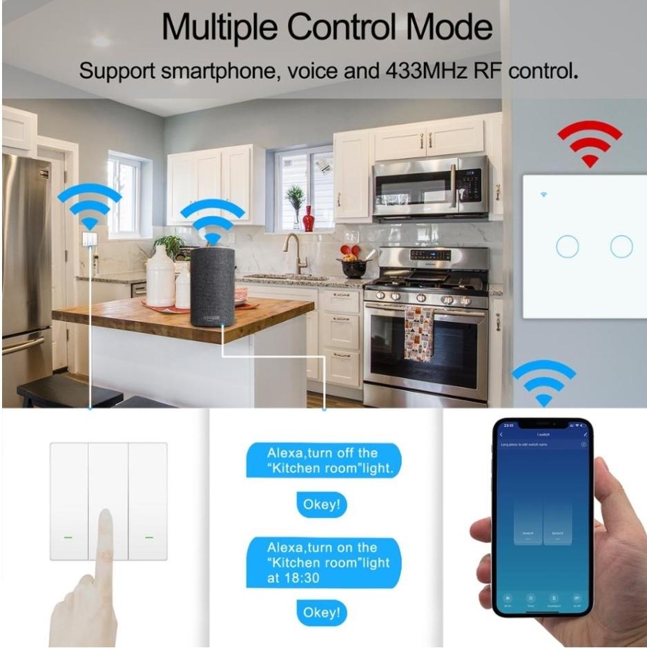 Tuya WiFi Elektriki Yandırıb Söndürmə Açarı