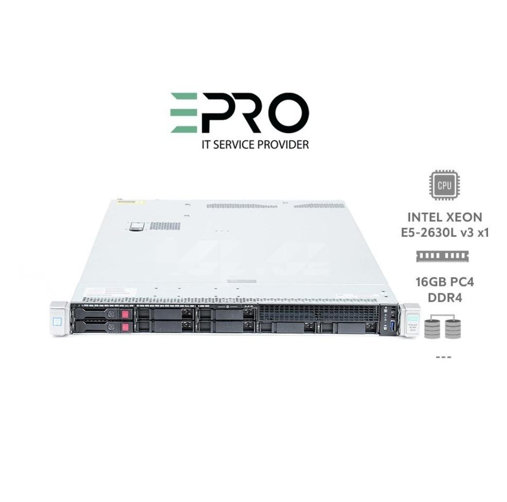 Server "HP DL360 Gen9 8SFF|E5-2630L v3 x1|16GB PC4|HPE G9 1U Rack/N2"