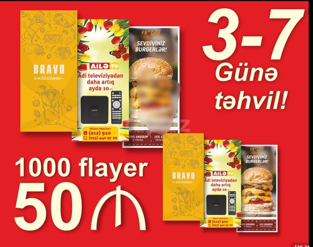 Flayer və buklet çapı