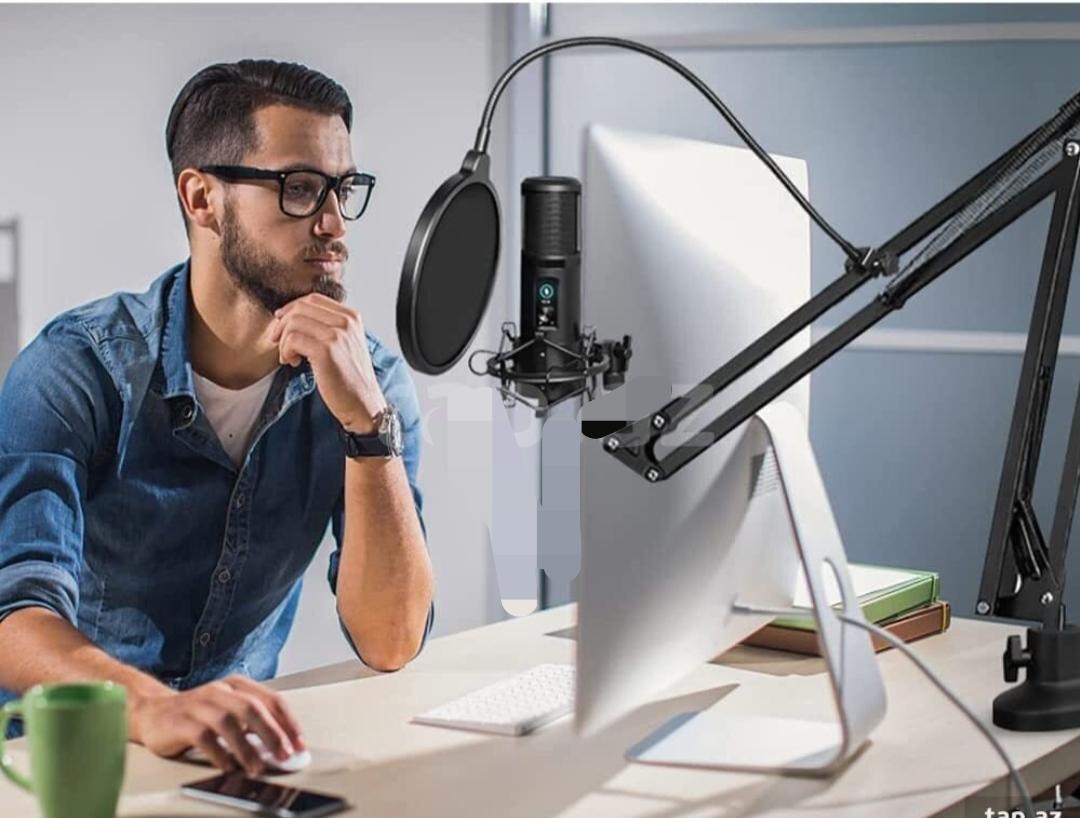 Mikrofon stendi "Luling Arts Boom Arm Suspension Mic Boom Arm Heavy Duty Microphone Arm for Blue Ye"